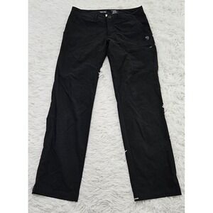 Mountain Hardwear Women's Sz 6 Black‎ Mid Rise Lightweight Outdoorsy Pants